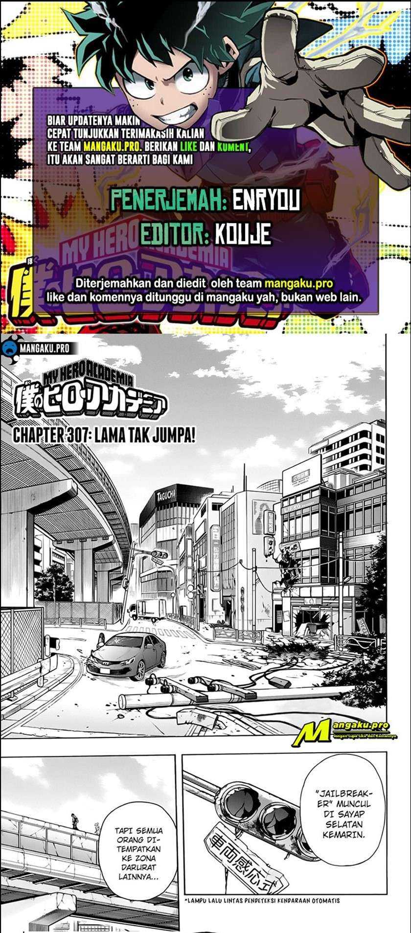 Boku no Hero Academia Chapter 307 hq Image 0