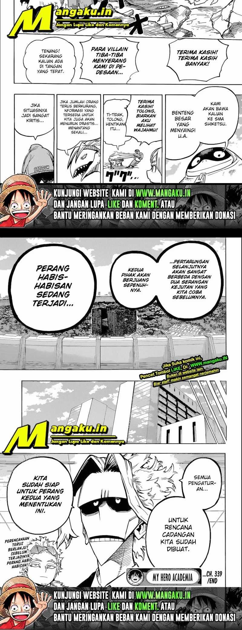 Boku no Hero Academia Chapter 339 Image 4