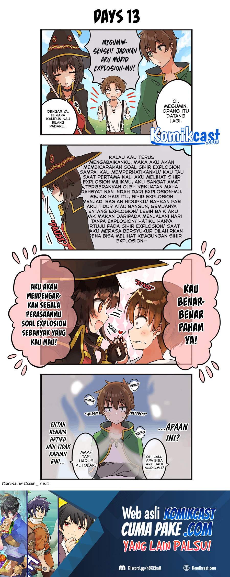 Kono Subarashii Sekai ni Shukufuku wo! – KazuMegu will get married in 100 days Chapter 13 Image 1