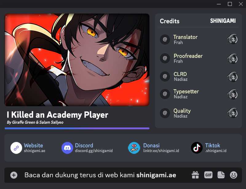 I Killed an Academy Player Chapter 19 Image 0