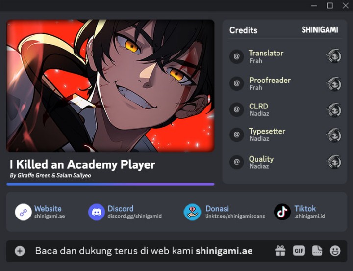 I Killed an Academy Player Chapter 50 Image 0
