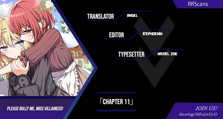 Please Bully Me, Miss Villainess! Chapter 11 Image 0