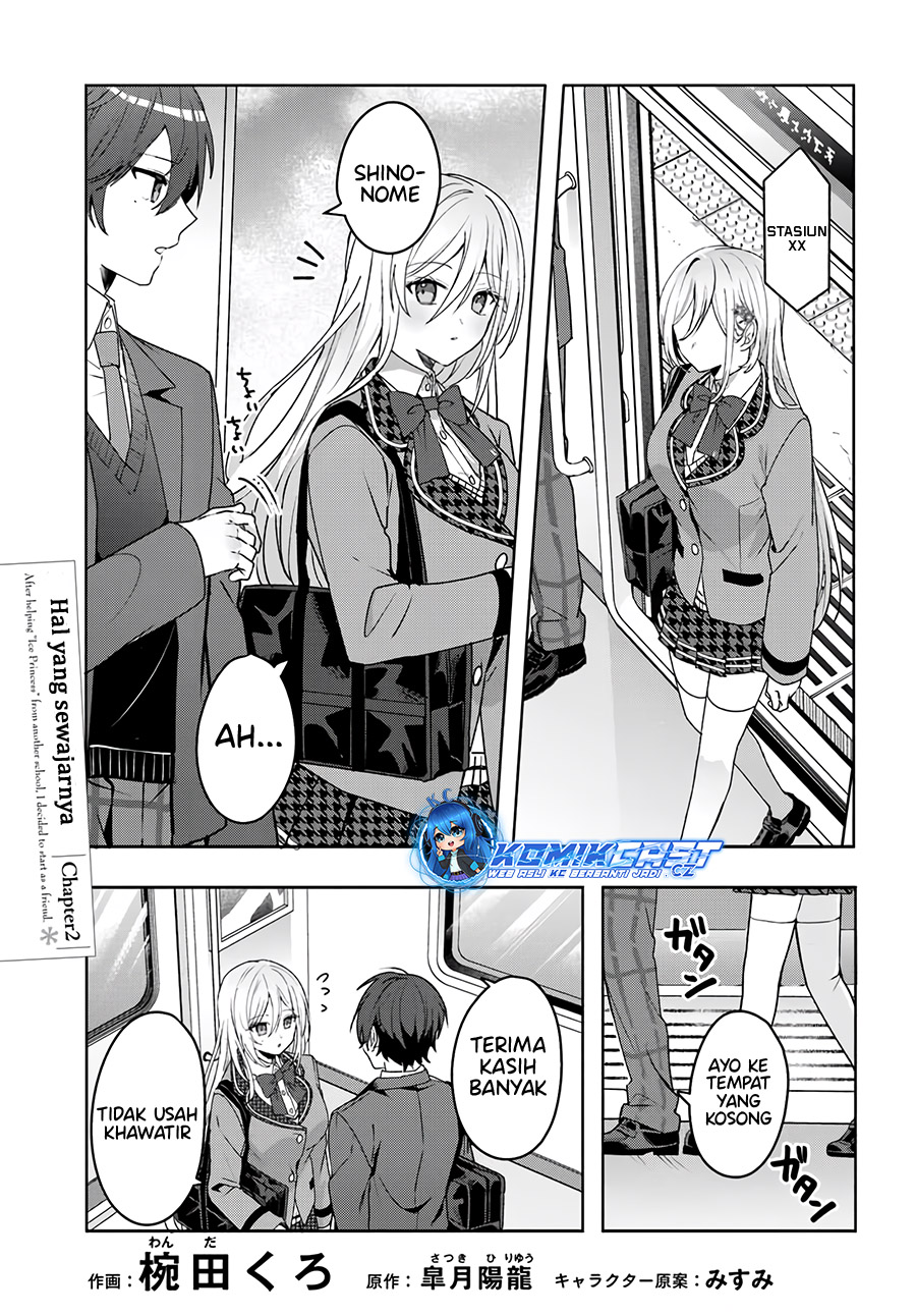 After Helping “Ice Princess” from Another School, I Decided to Start As a Friend Chapter 02.1 Image 3