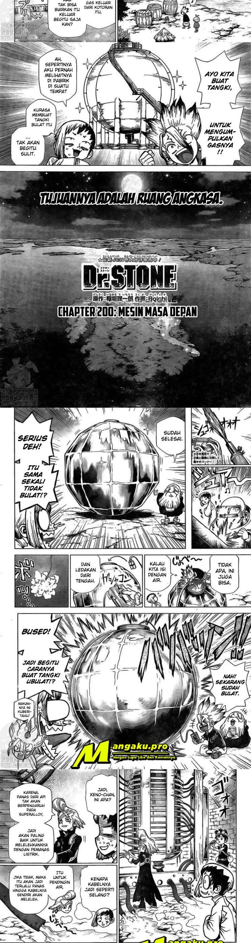 Dr. Stone Chapter 200 Image 1