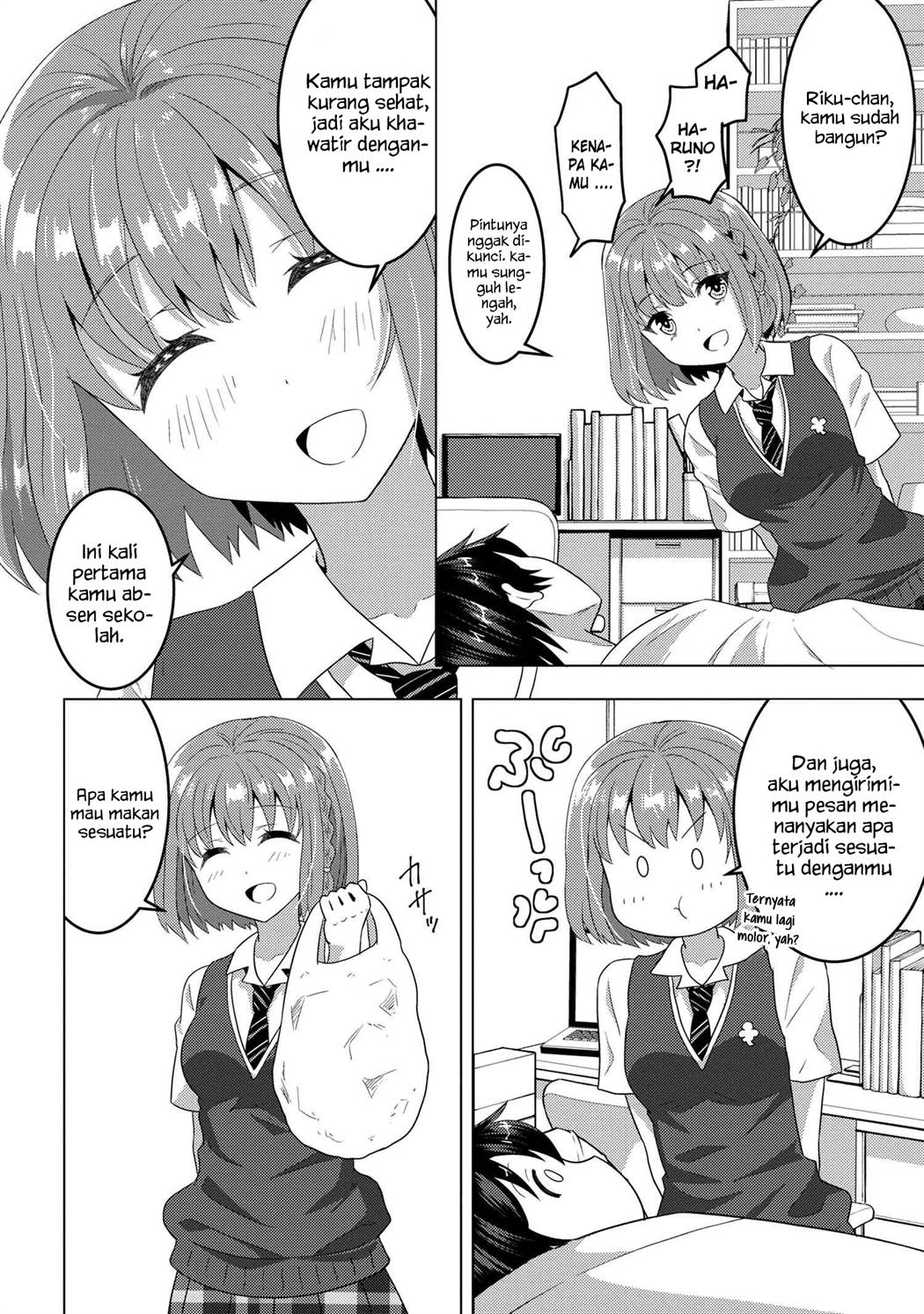 Konbini Goto Kara Tasuketa Jimi Tenin ga, Onaji Kurasu no Ubude Kawaii Gyarudatta Chapter 06.1 bahasa indonesia Image 3