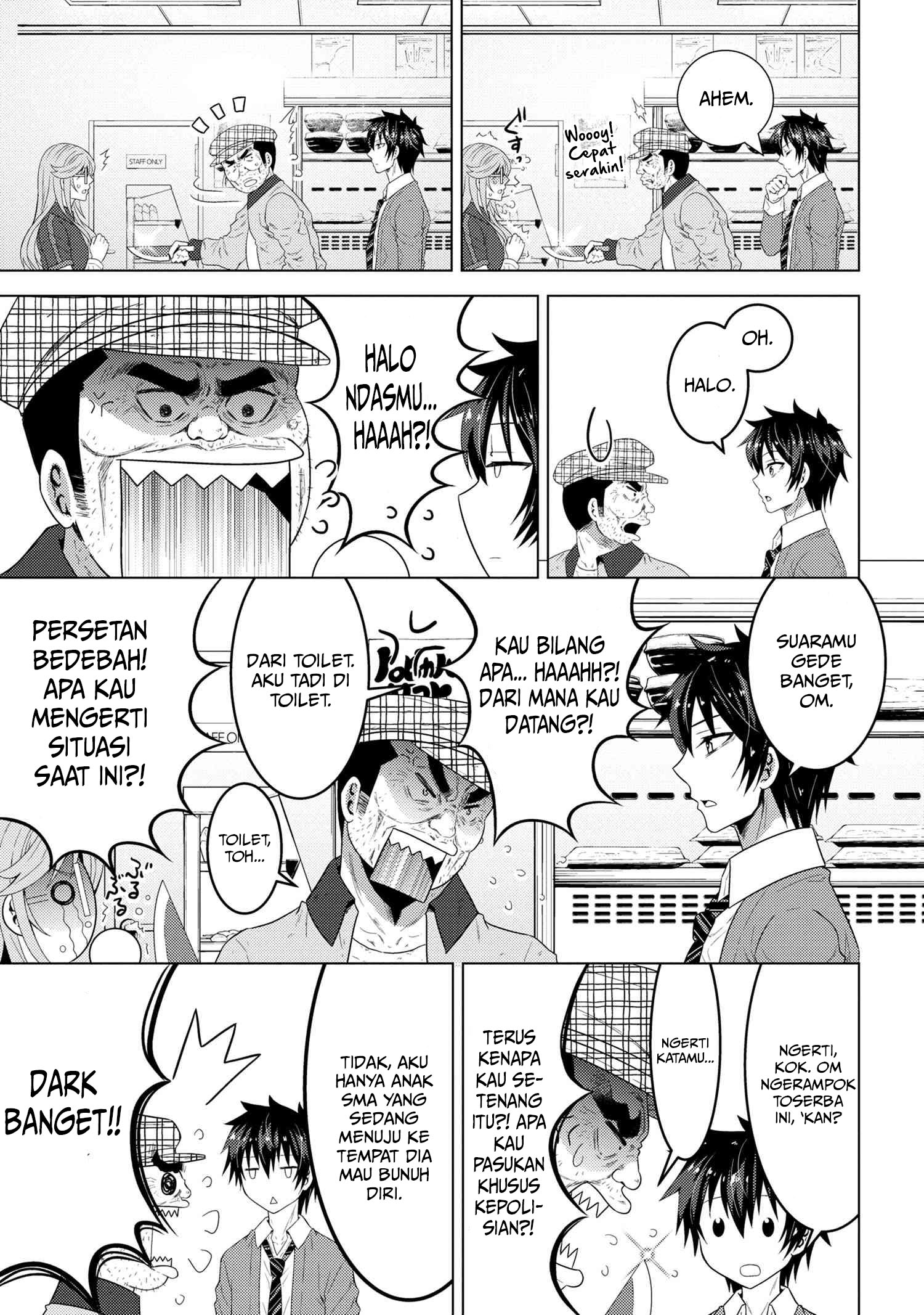 Konbini Goto Kara Tasuketa Jimi Tenin ga, Onaji Kurasu no Ubude Kawaii Gyarudatta Chapter 1 Image 13