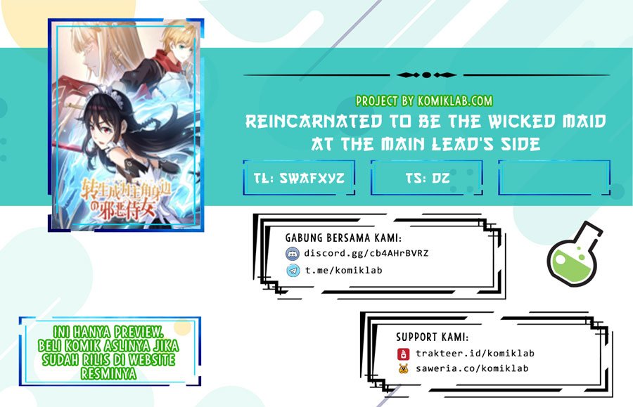 Reincarnated to Be the Wicked Maid at the Main Lead’s Side Chapter 03 Image 0