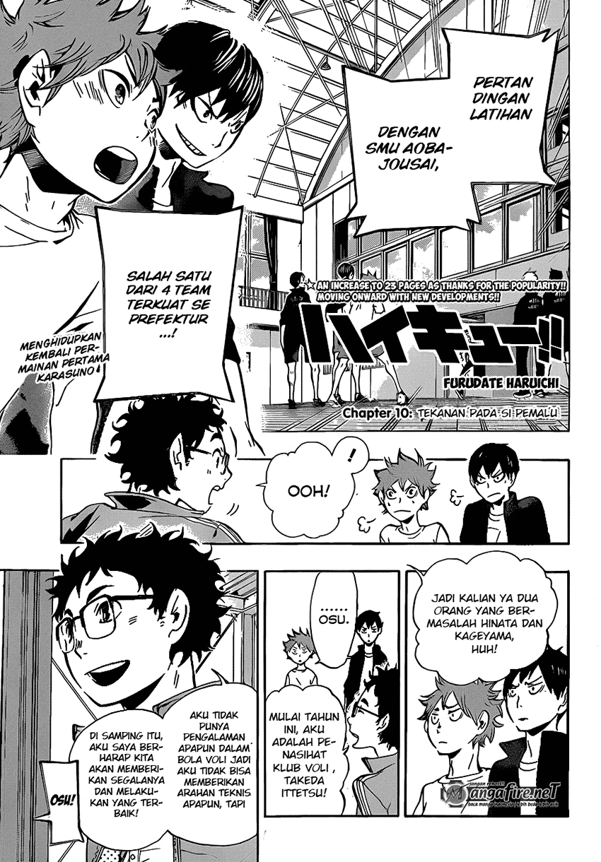 Haikyuu!! Chapter 10 Image 0