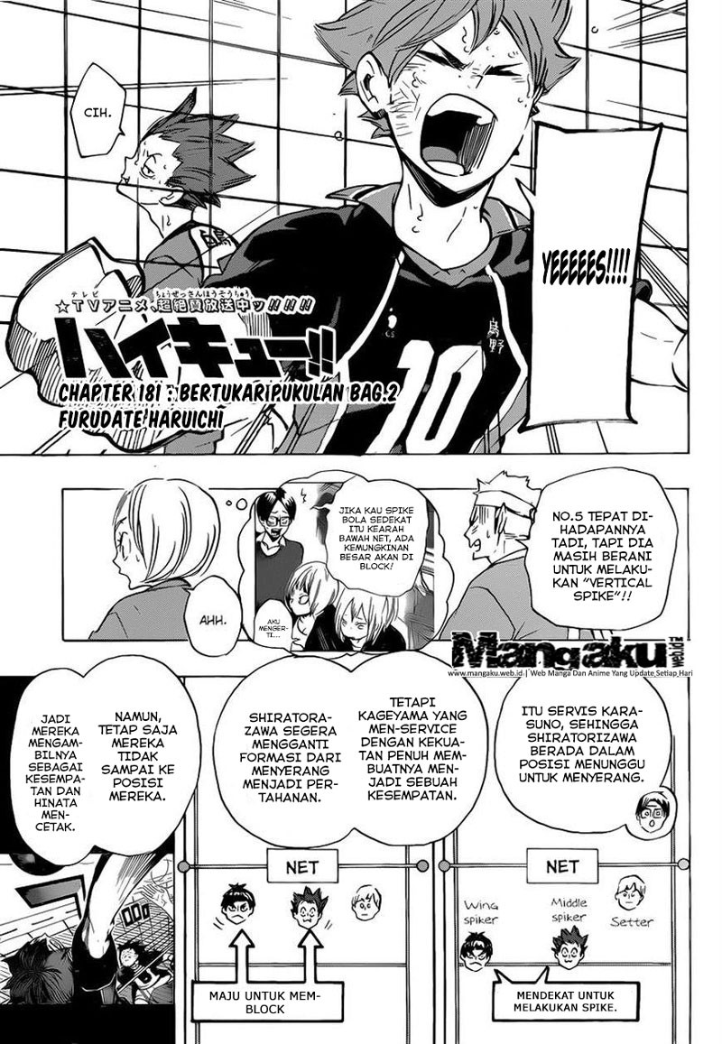 Haikyuu!! Chapter 181 Image 1
