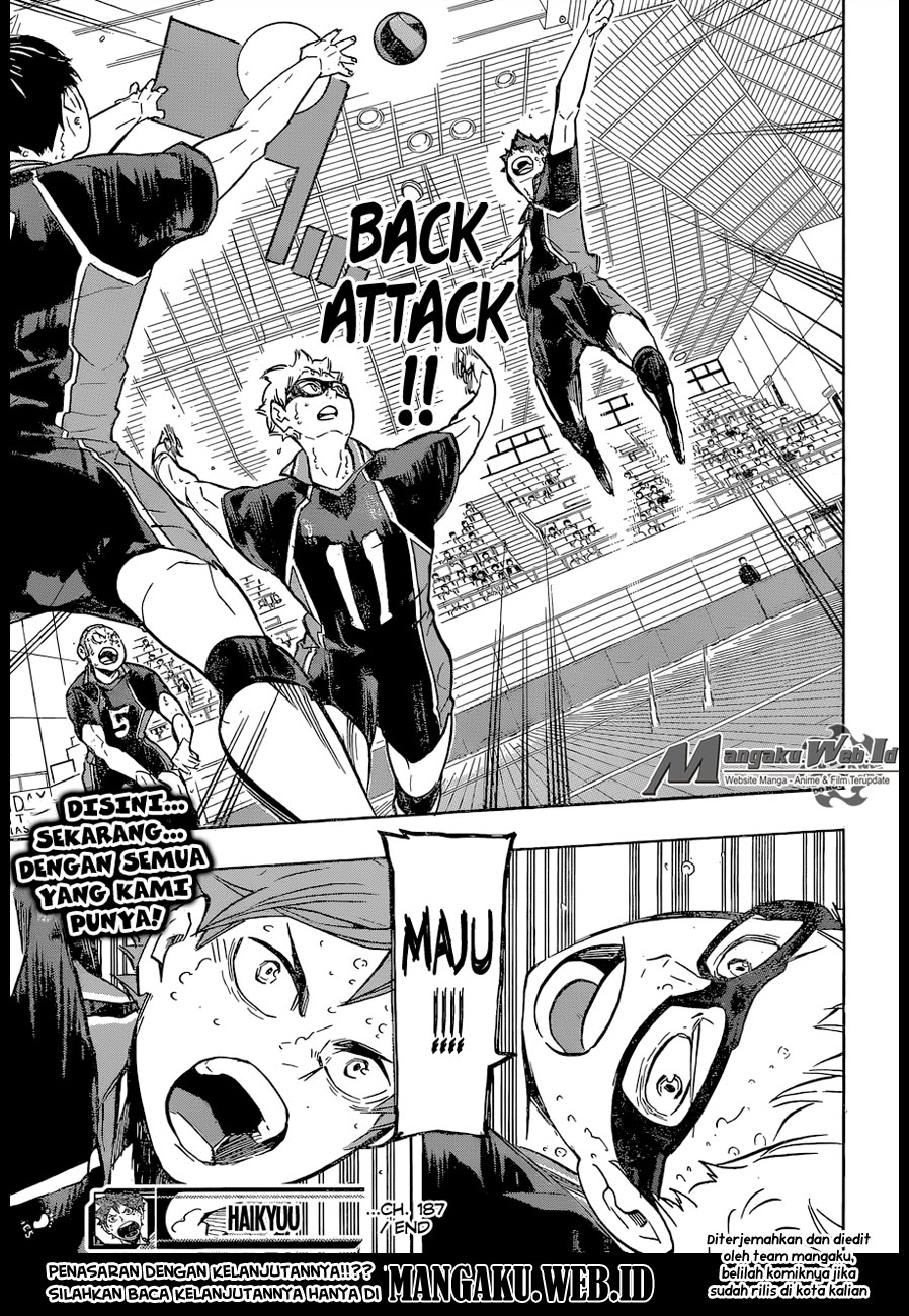 Haikyuu!! Chapter 187 Image 18