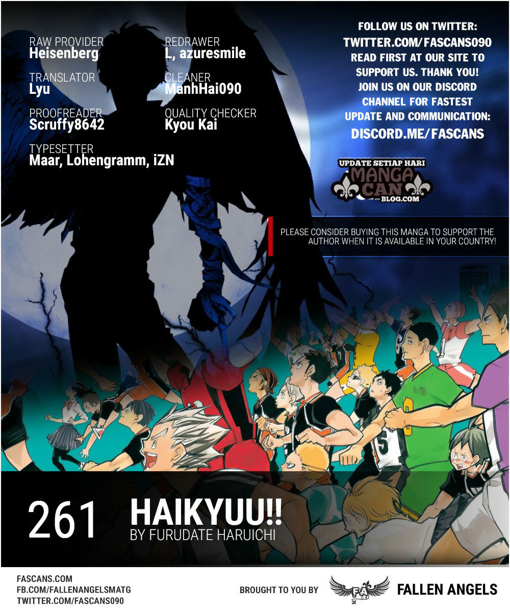 Haikyuu!! Chapter 261 Image 0