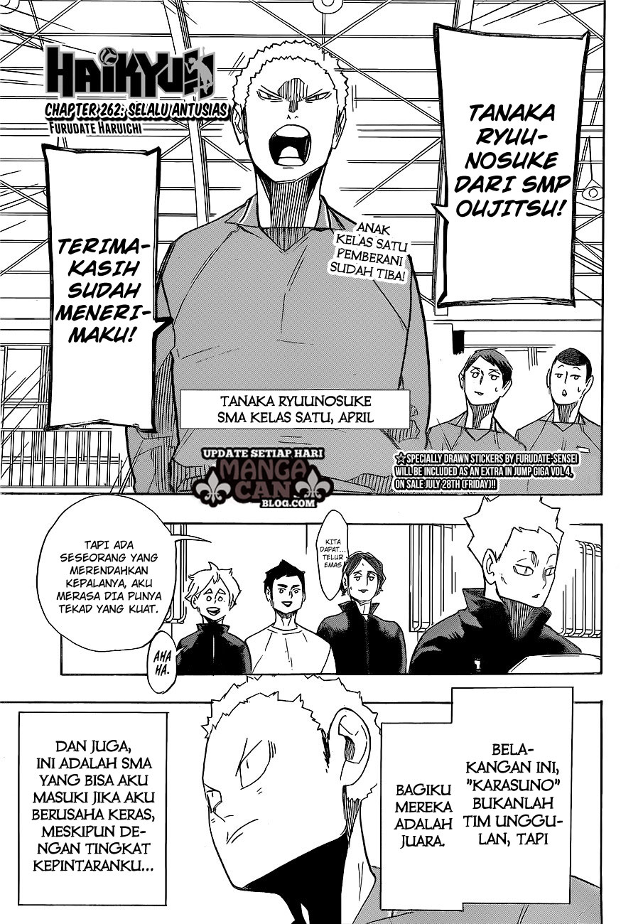 Haikyuu!! Chapter 262 Image 1