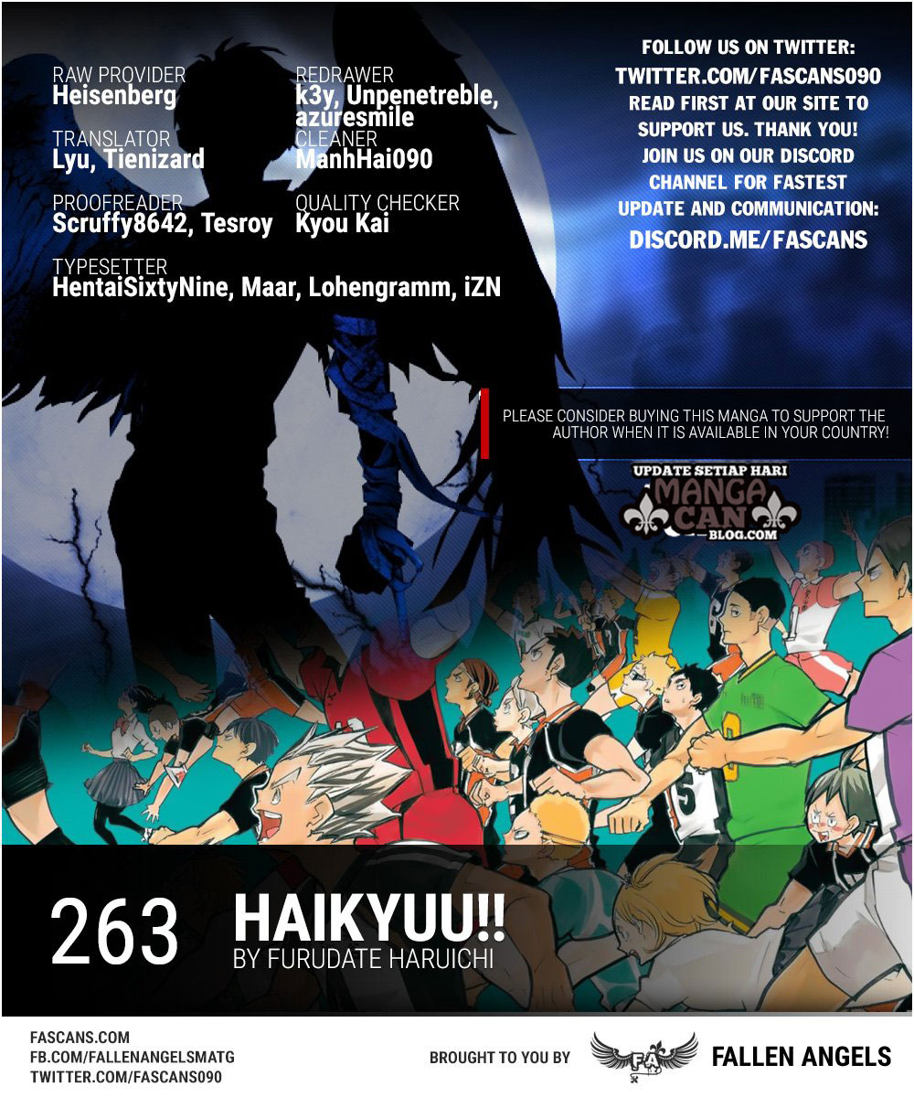 Haikyuu!! Chapter 263 Image 0