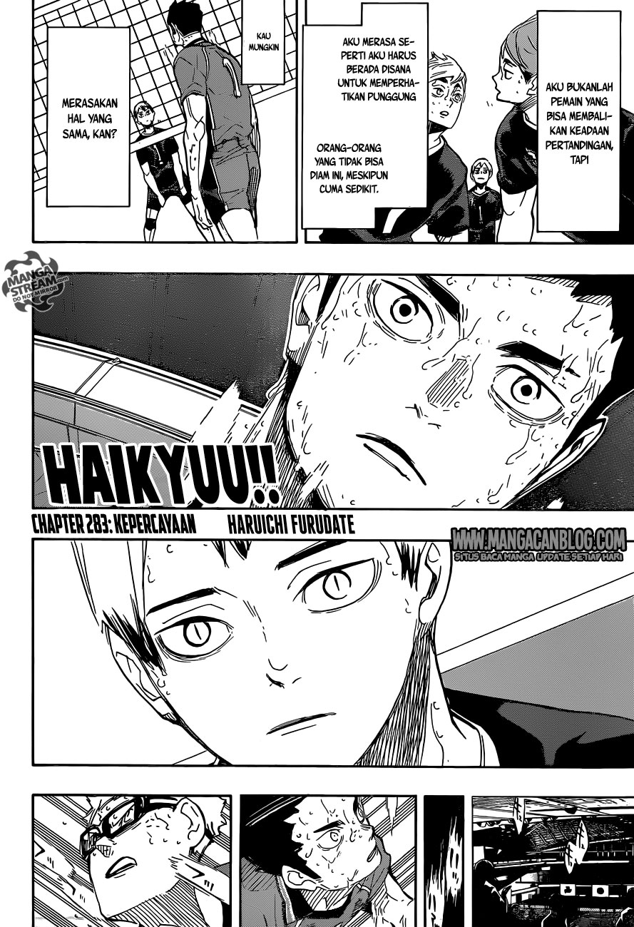 Haikyuu!! Chapter 283 Image 2