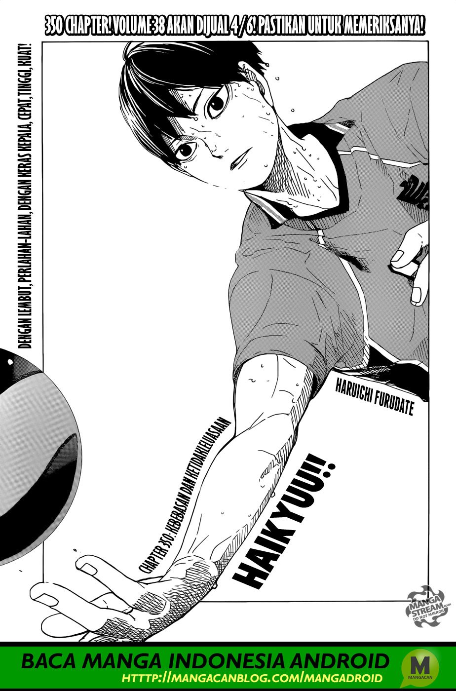 Haikyuu!! Chapter 350 Image 1