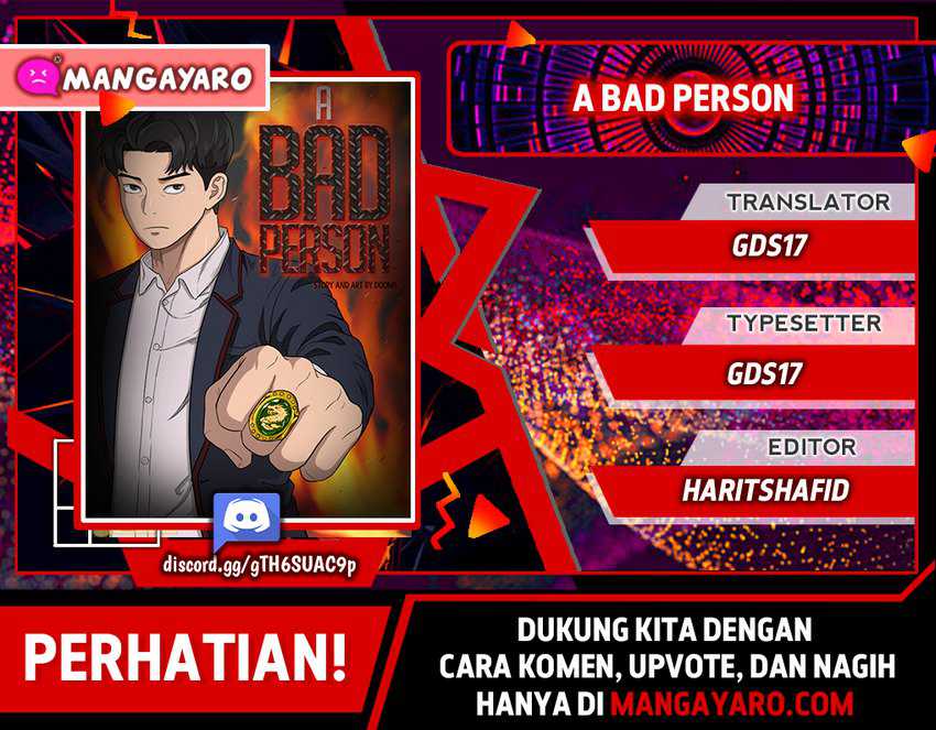 A Bad Person (Bad Guy) Chapter 33.2 Image 0