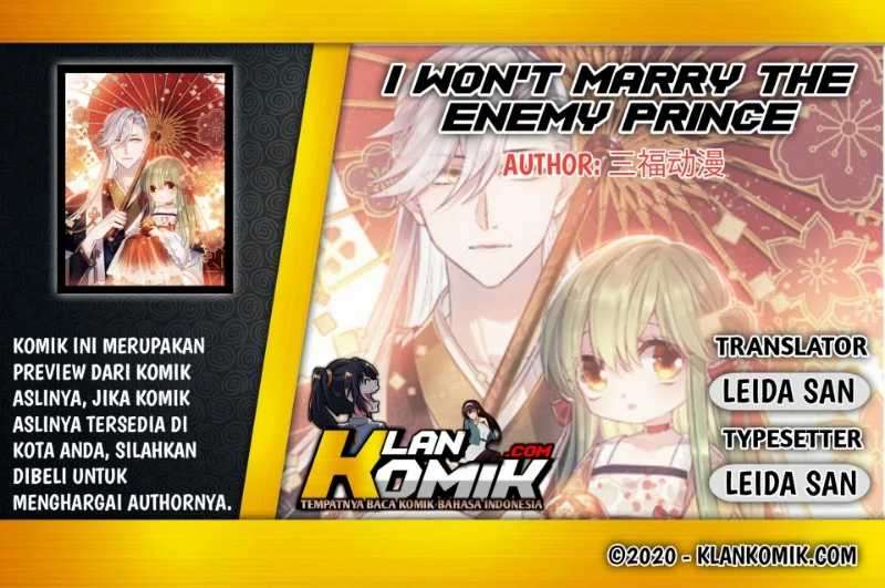 I Won’t Marry The Enemy Prince Chapter 13 Image 0