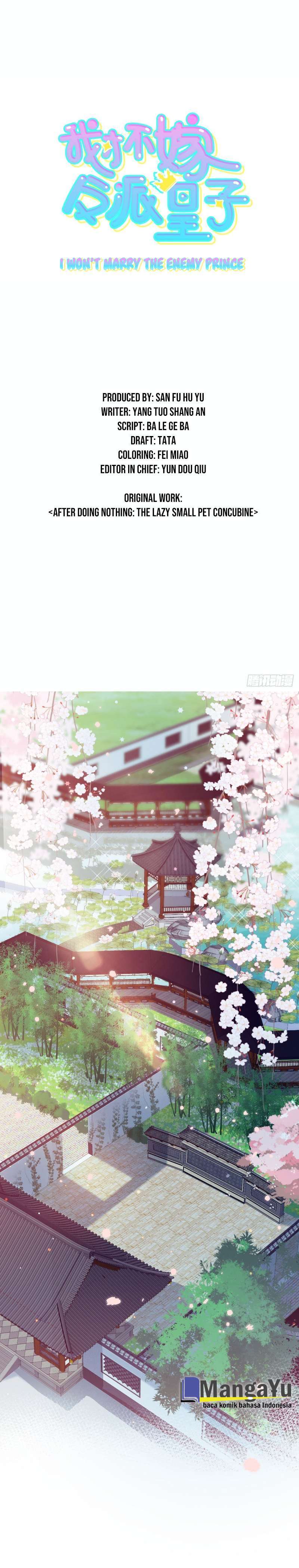 I Won’t Marry The Enemy Prince Chapter 2 Image 1