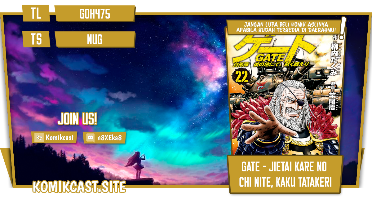 Gate – Jietai Kare no Chi nite, Kaku Tatakeri Chapter 120 Image 0