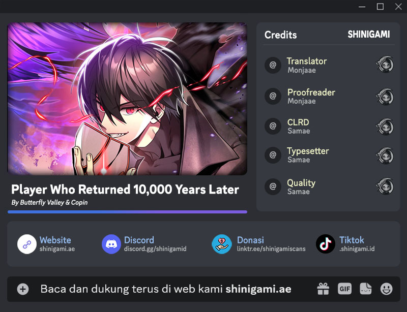 Player Who Returned 10,000 Years Later Chapter 100 Image 0