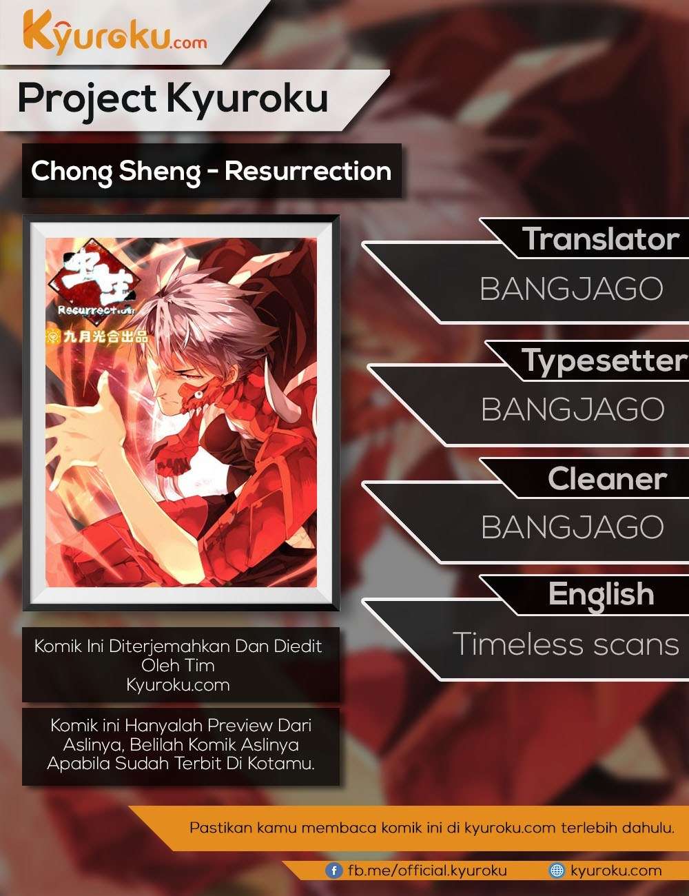 Chong Sheng – Resurrection Chapter 104 Image 0