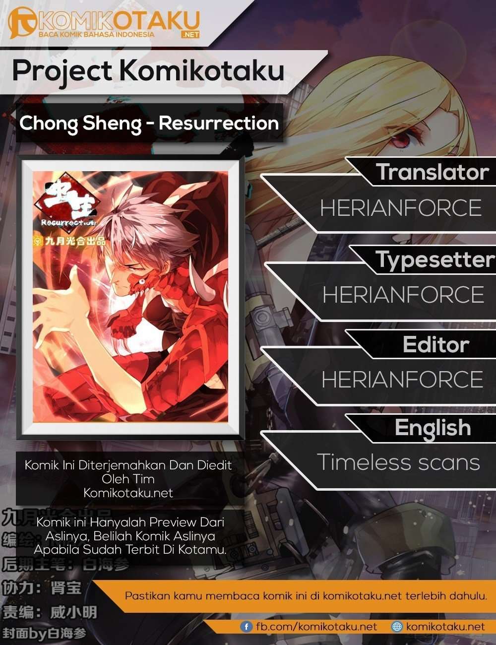 Chong Sheng – Resurrection Chapter 31 Image 1
