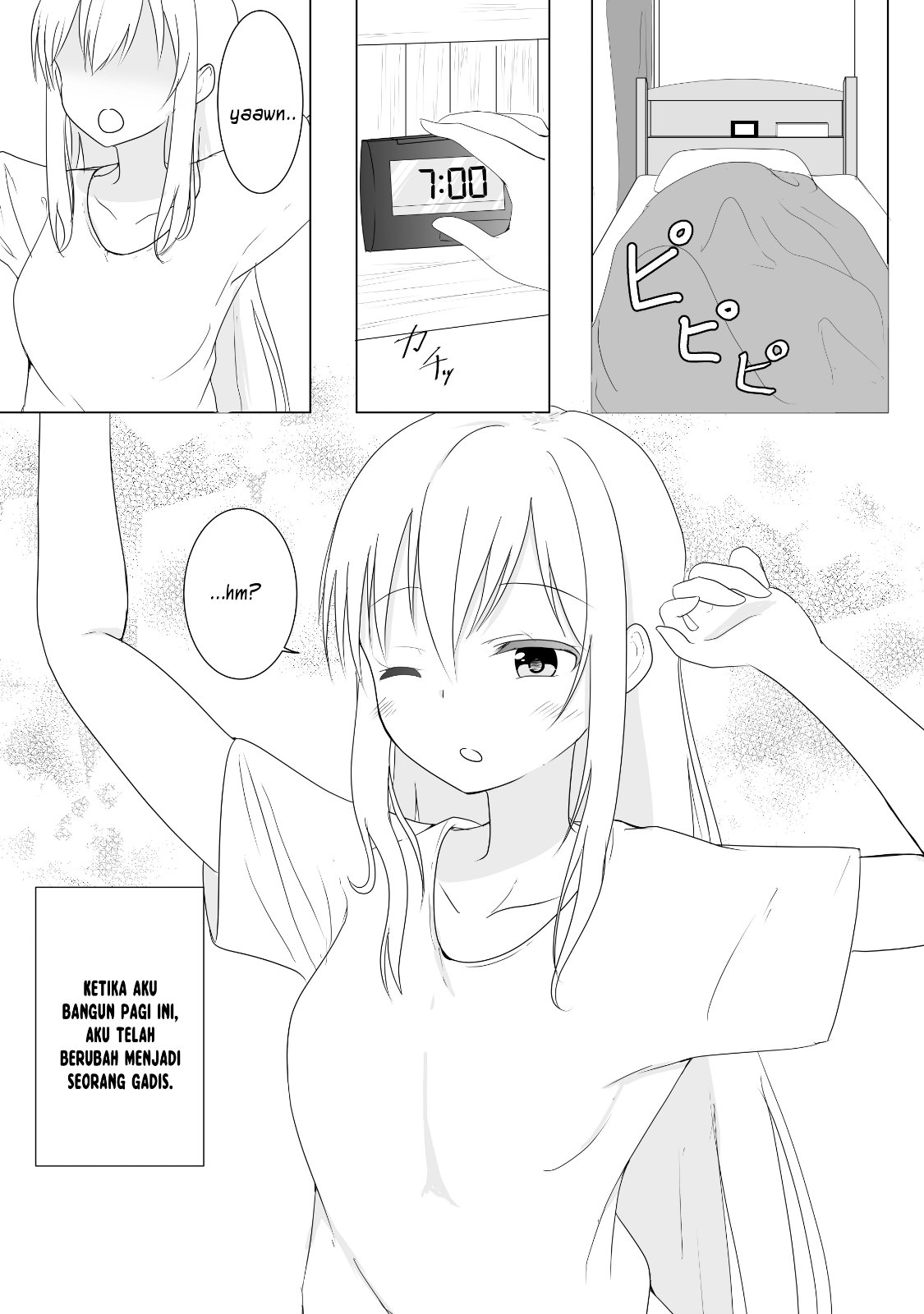 A Boy Who Loves Genderswap Got Genderswapped so He Acts out His Ideal Genderswap Girl Chapter 1 Image 0