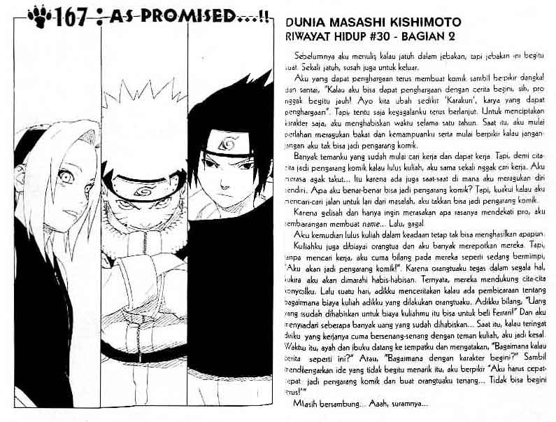 Naruto Chapter 167 Image 0