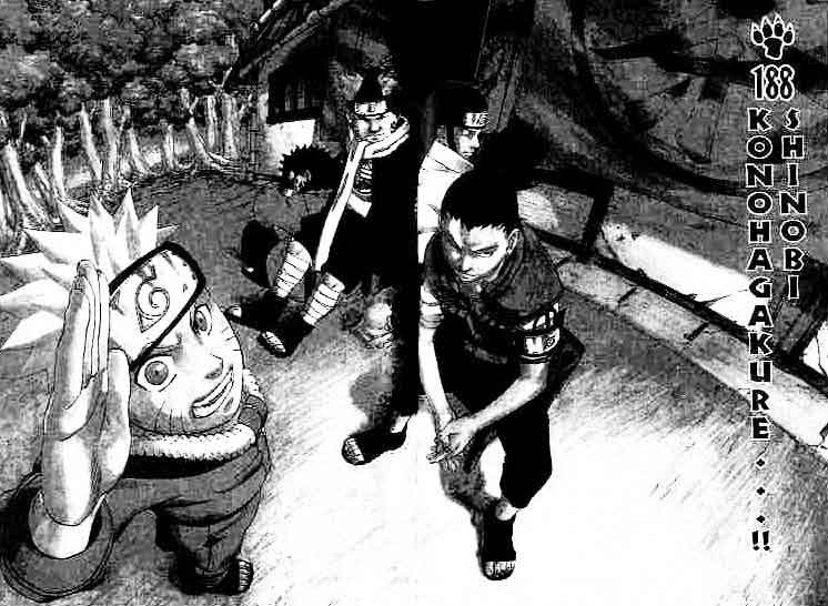 Naruto Chapter 188 Image 0