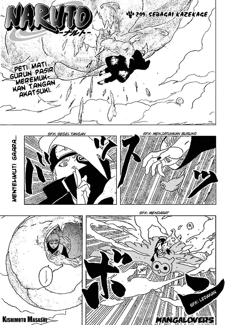 Naruto Chapter 249 Image 0
