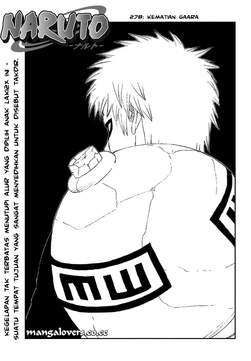 Naruto Chapter 278 Image 0