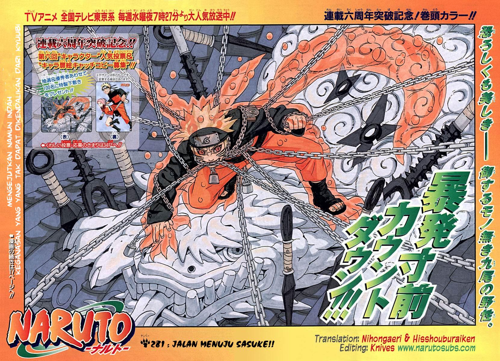 Naruto Chapter 281 Image 1
