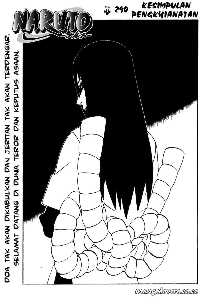 Naruto Chapter 290 Image 0