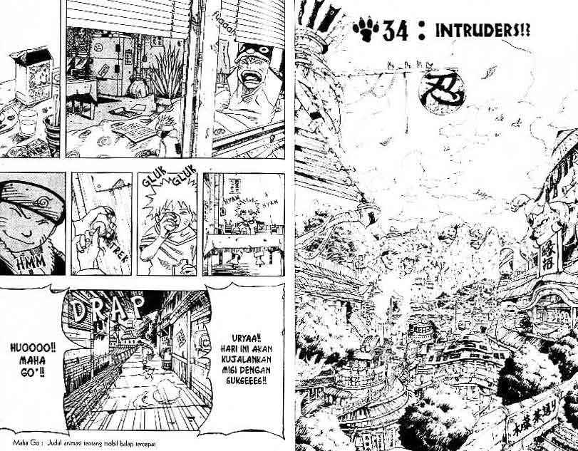 Naruto Chapter 34 Image 0