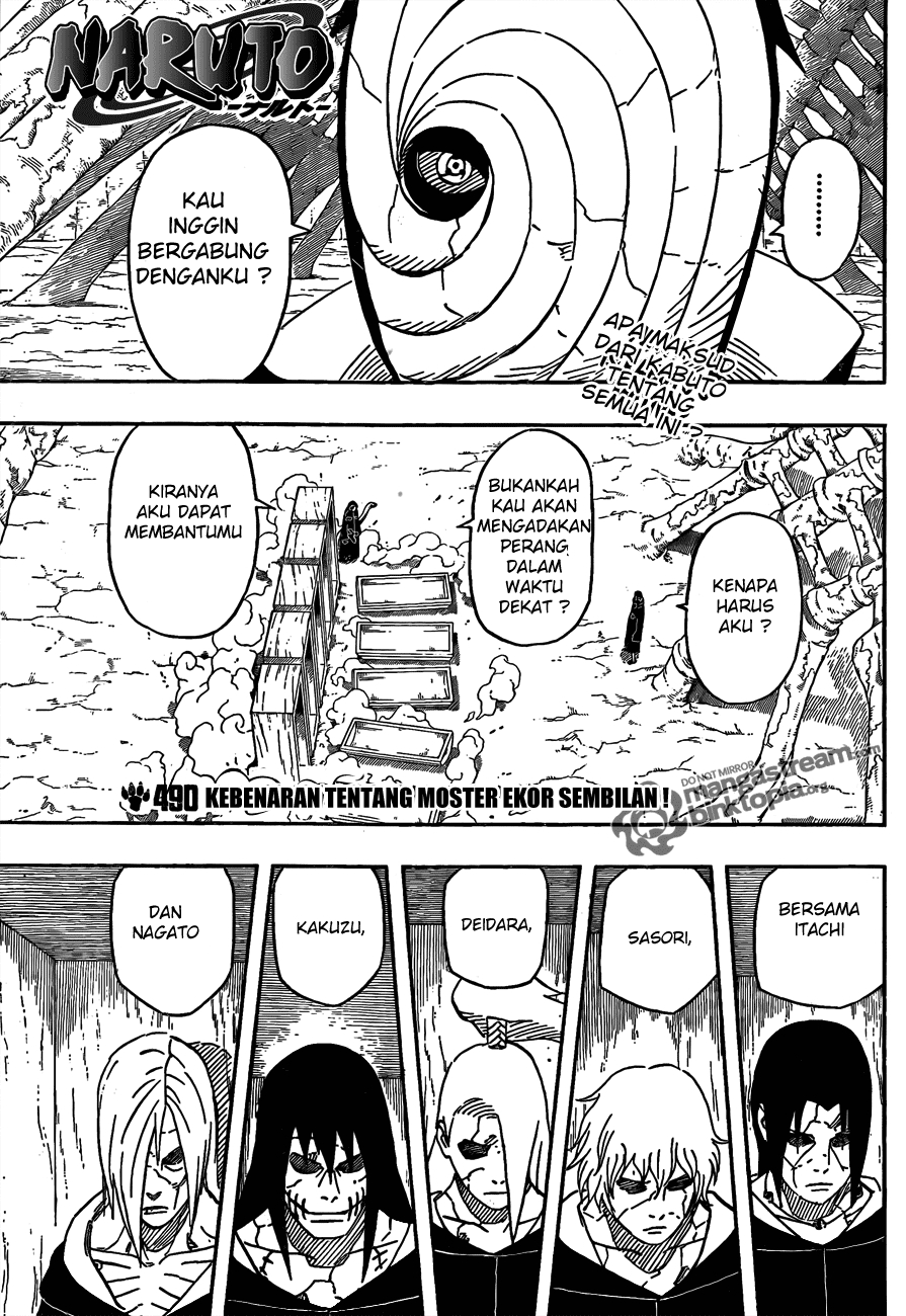 Naruto Chapter 490 Image 0