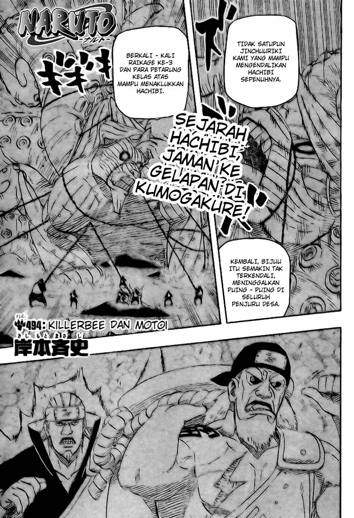 Naruto Chapter 494 Image 0