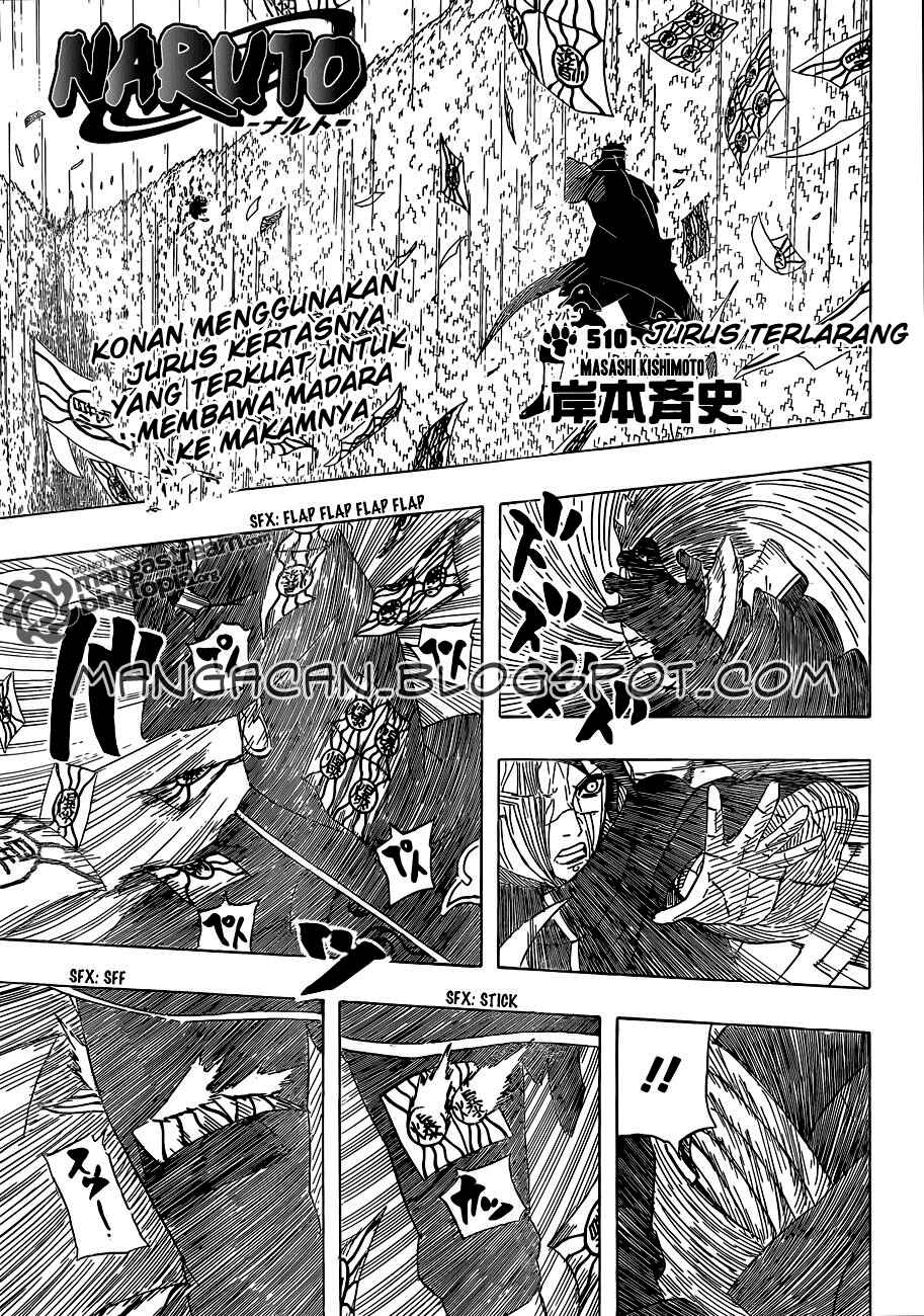 Naruto Chapter 510 Image 0