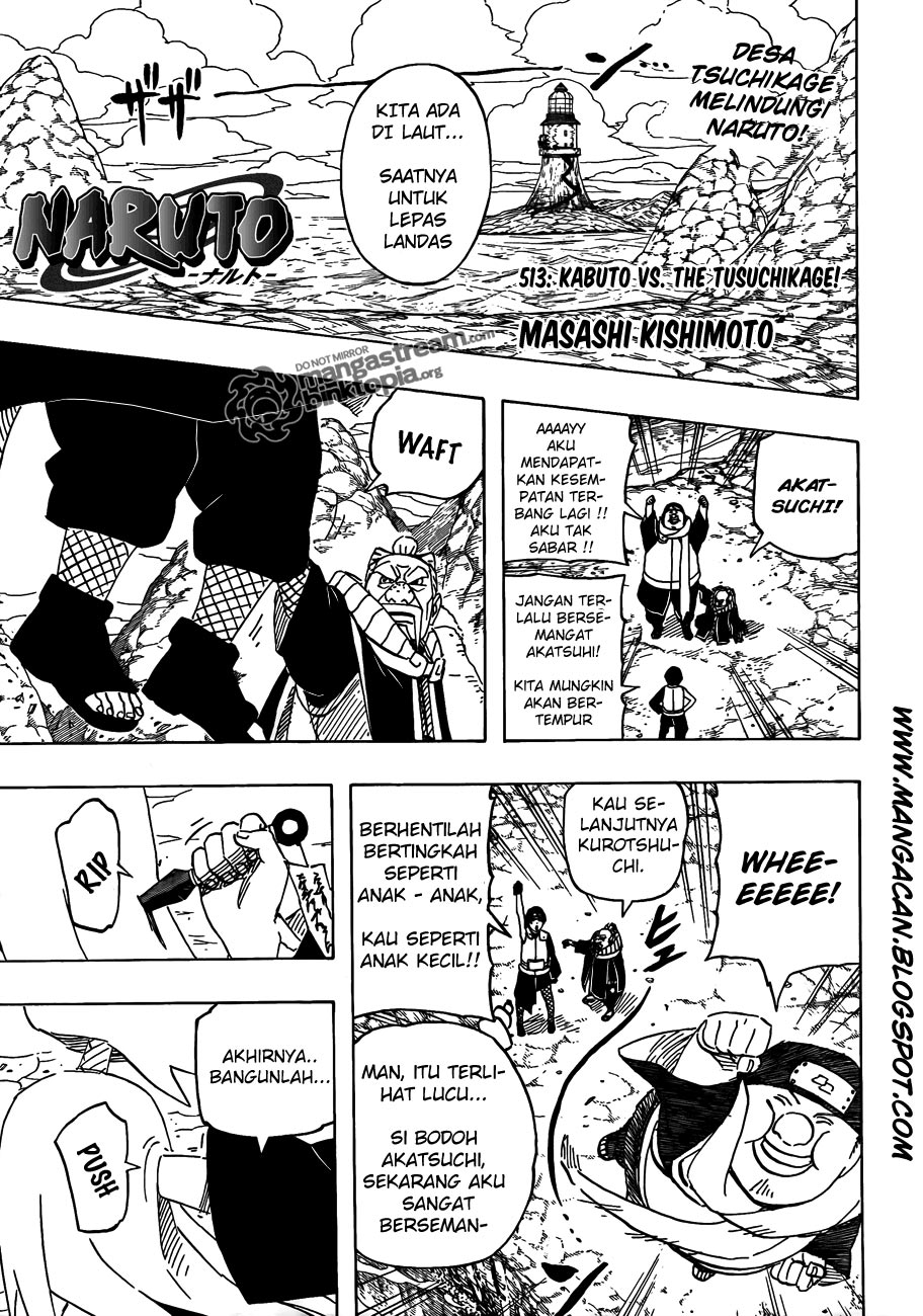 Naruto Chapter 513 Image 0