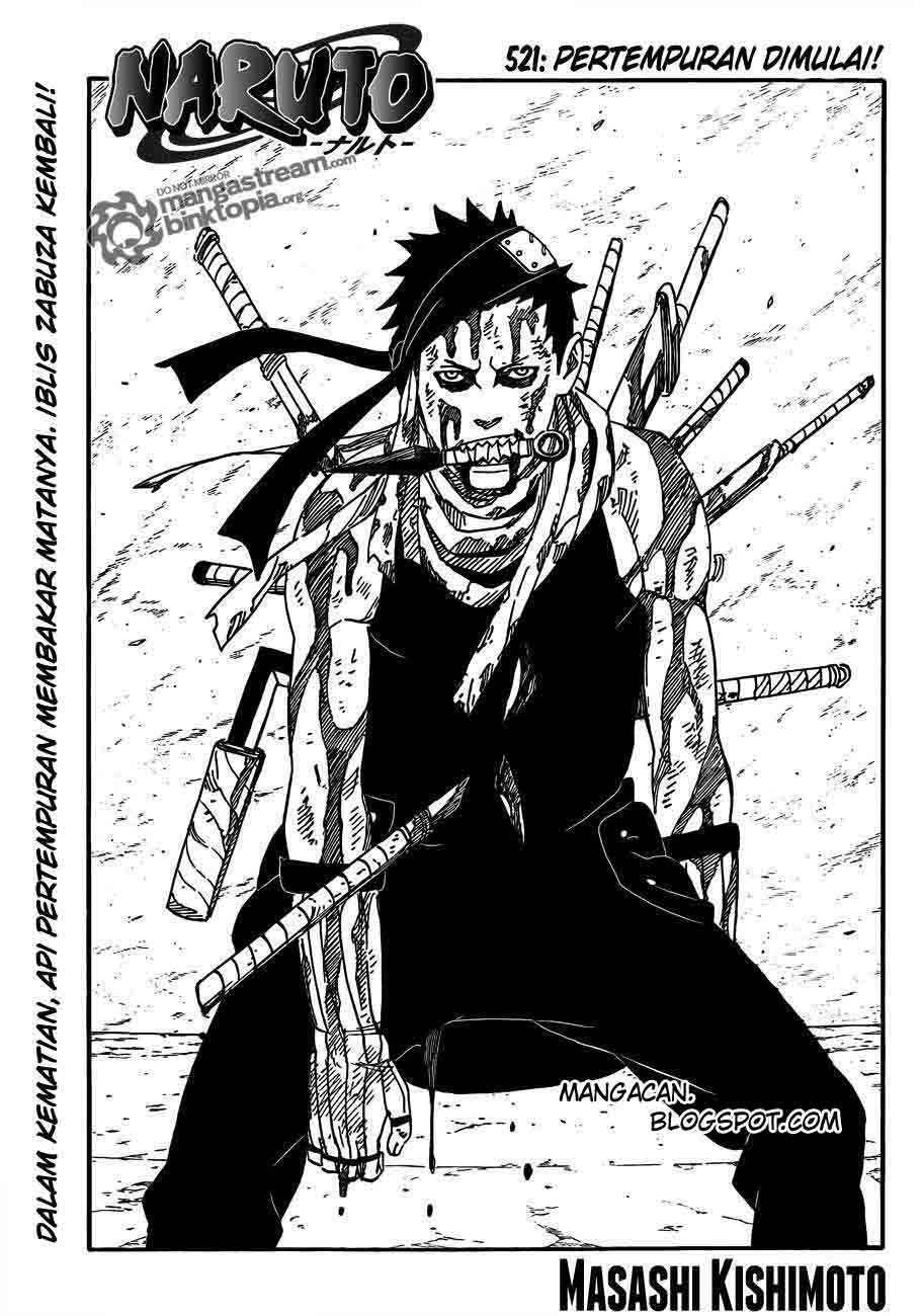 Naruto Chapter 521 Image 1