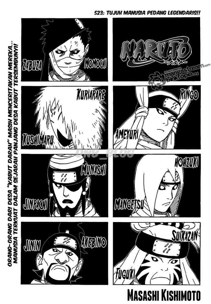 Naruto Chapter 523 Image 0