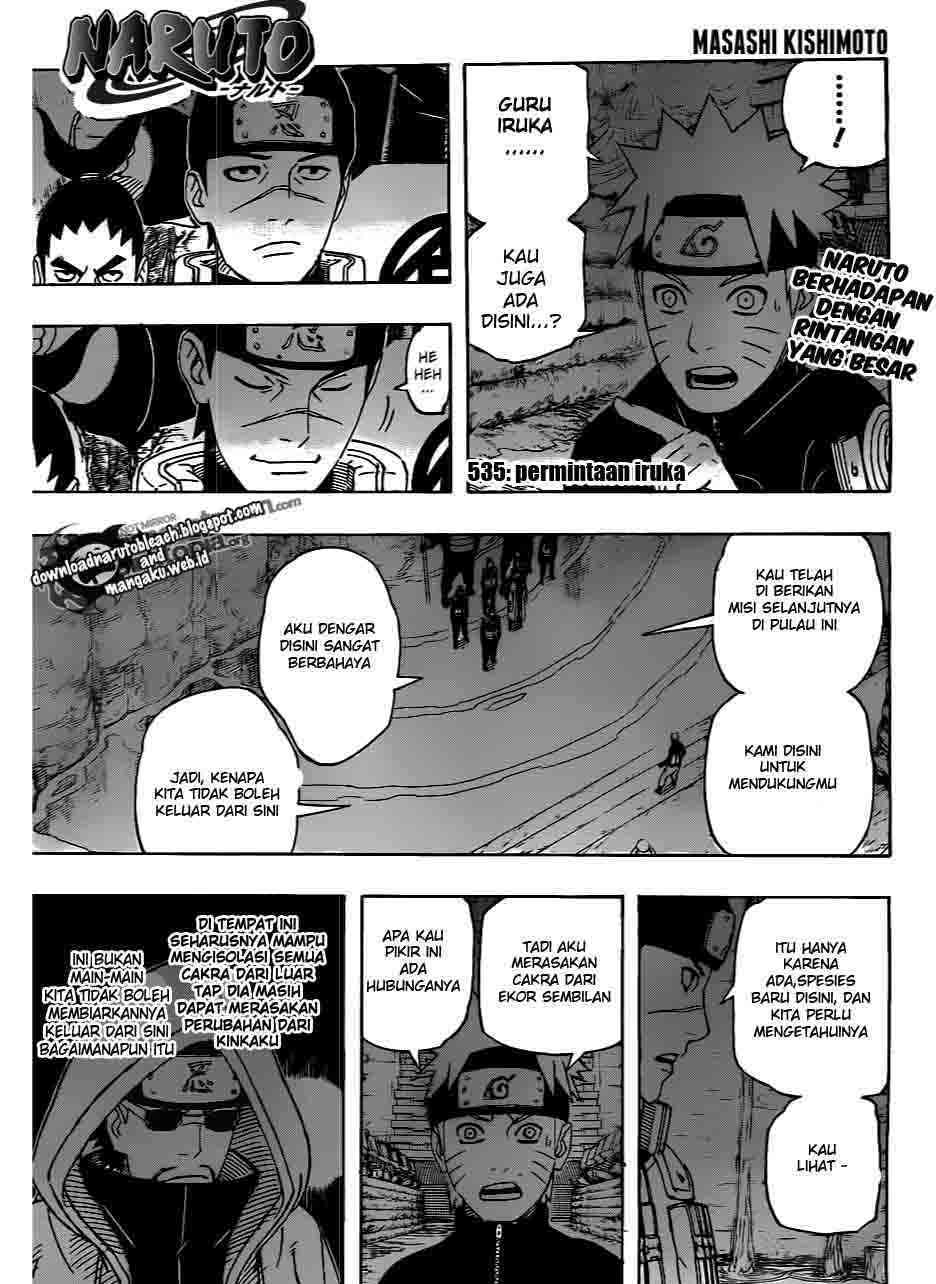 Naruto Chapter 535 Image 0