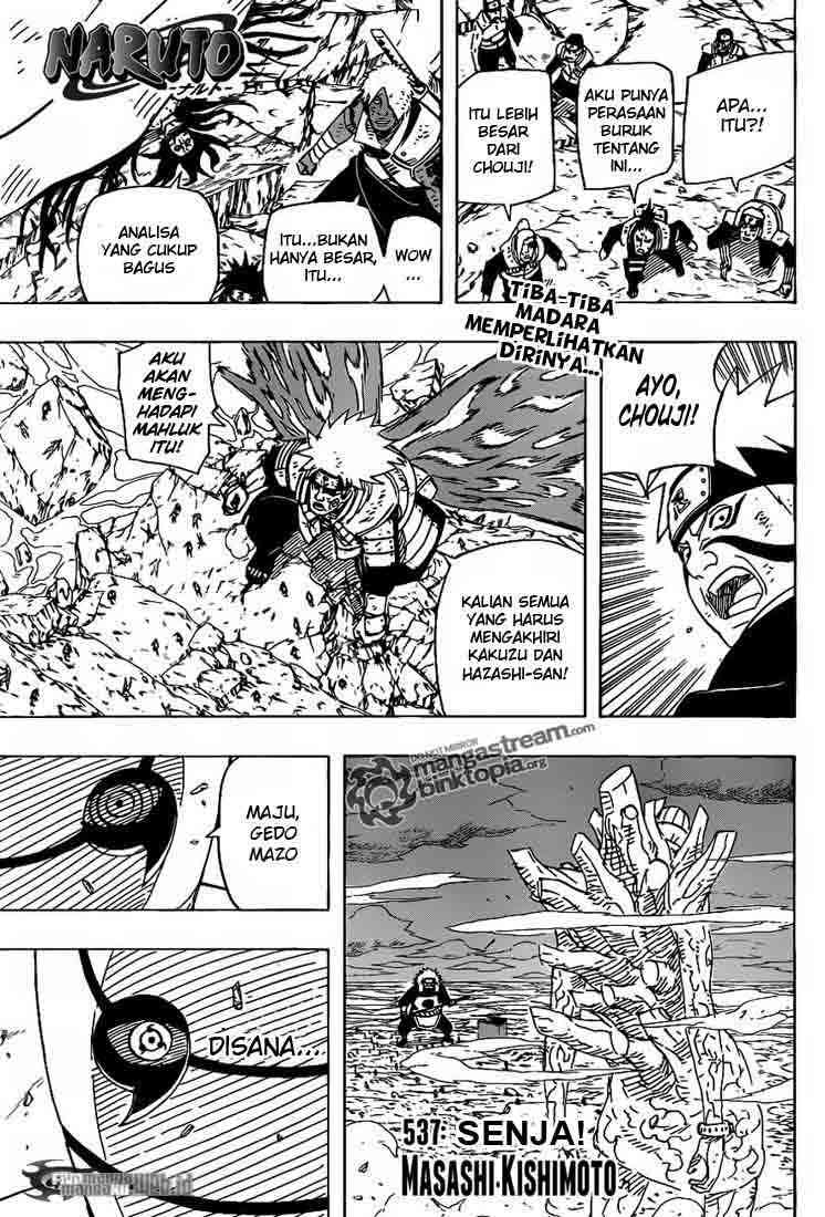 Naruto Chapter 537 Image 0