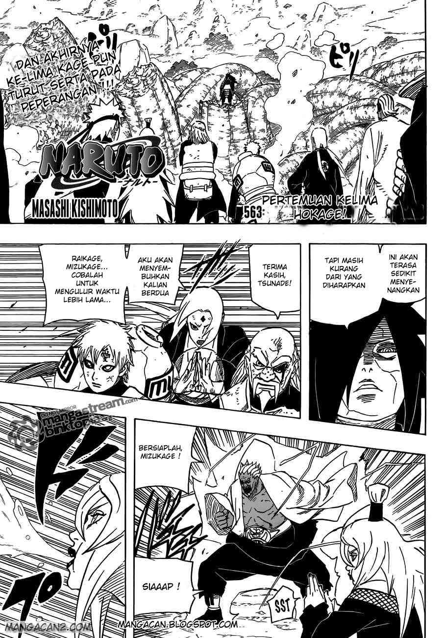 Naruto Chapter 563 Image 1