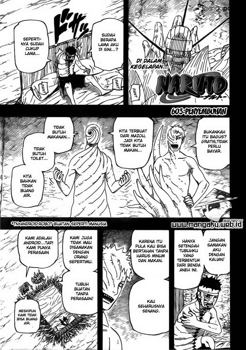 Naruto Chapter 603 Image 1