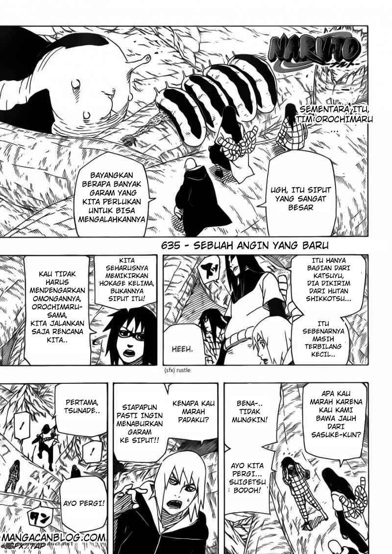 Naruto Chapter 635 Image 0