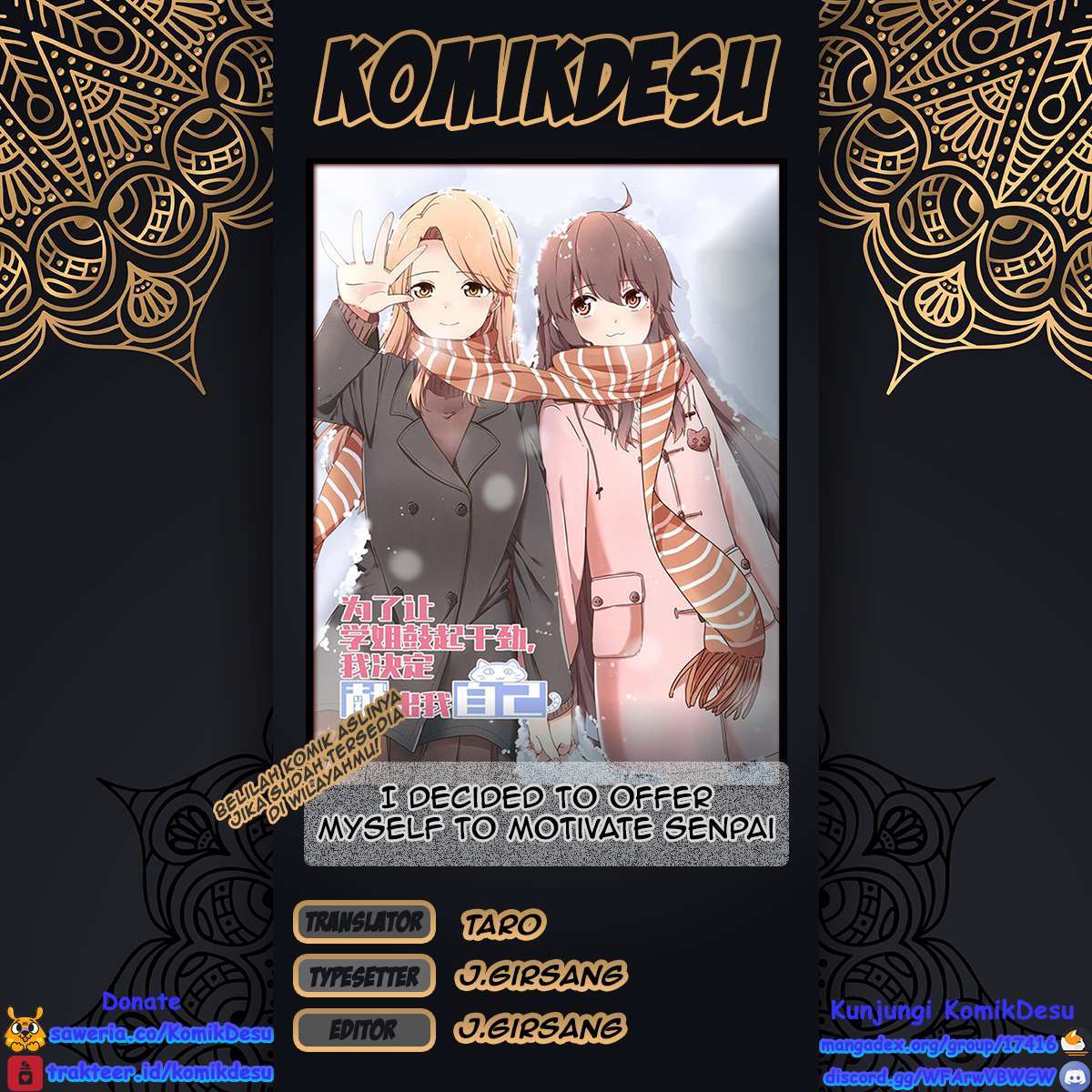 I Decided to Offer Myself to Motivate Senpai Chapter 02 Image 0