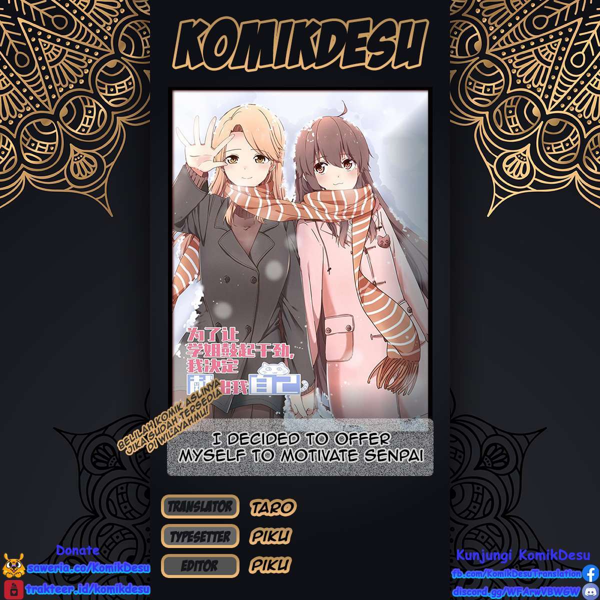 I Decided to Offer Myself to Motivate Senpai Chapter 03.5 Image 0