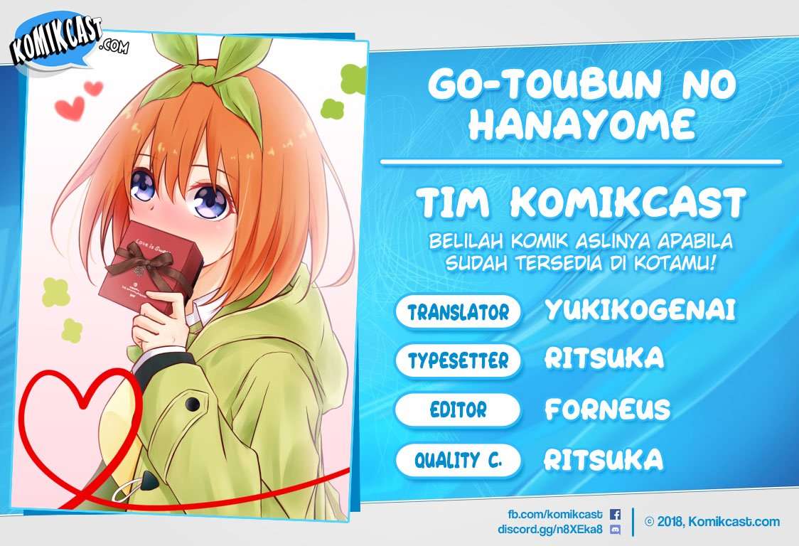 Go-Toubun no Hanayome Chapter 122 Image 0