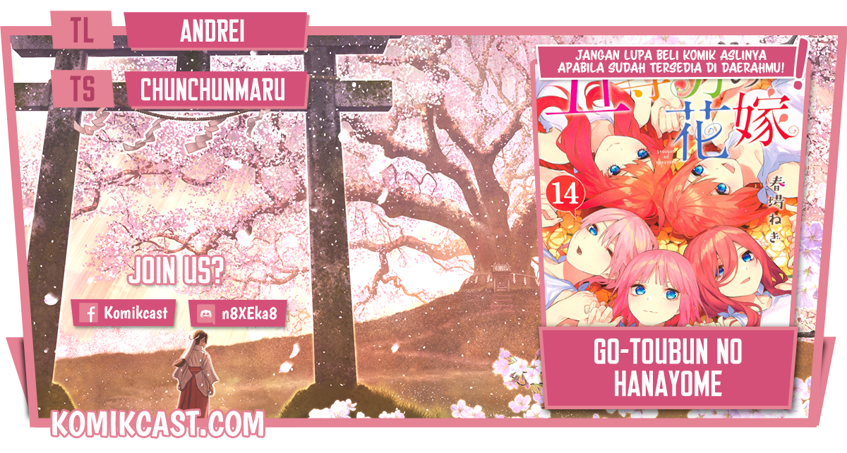 Go-Toubun no Hanayome Chapter 123.5 Image 0