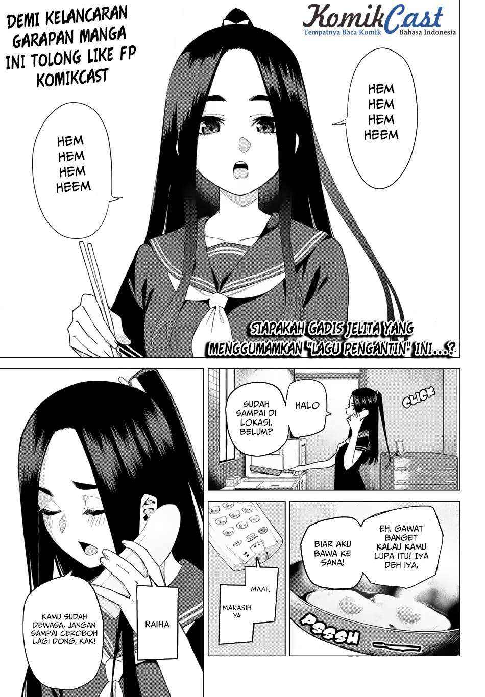 Go-Toubun no Hanayome Chapter 32 Image 1